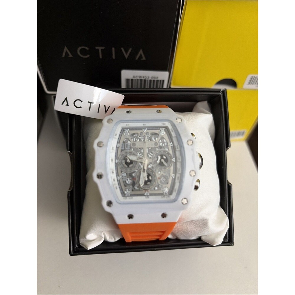 Activa X Invicta Men's Watch w/ Skeleton Dial - 44.3mm ACW2305-015